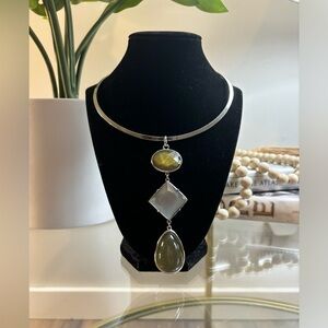 Chico’s Choker Silver Necklace